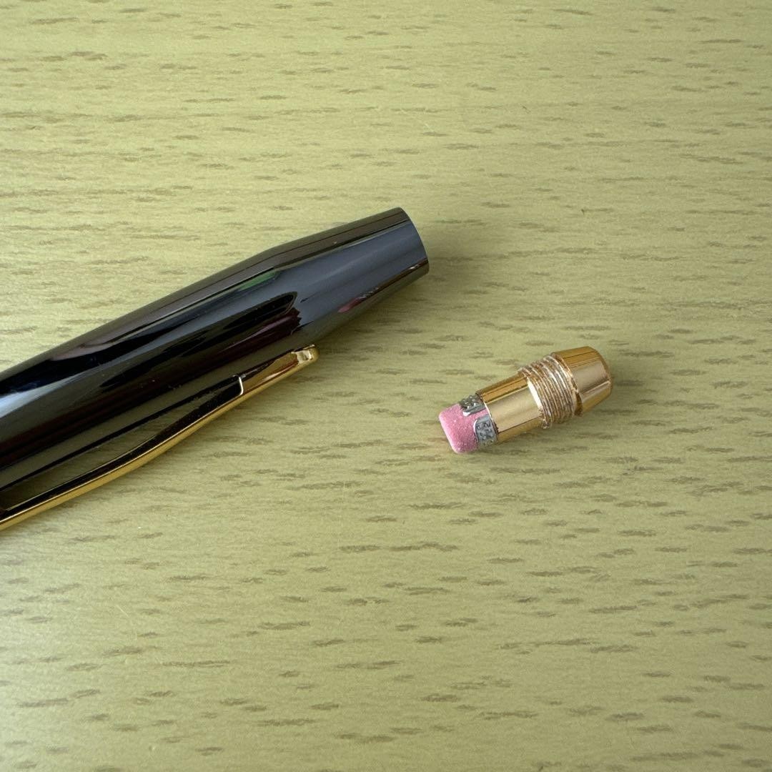 Kokuyo Mistral Body Knock Mechanical Pencil black/gold made japan Discontinued