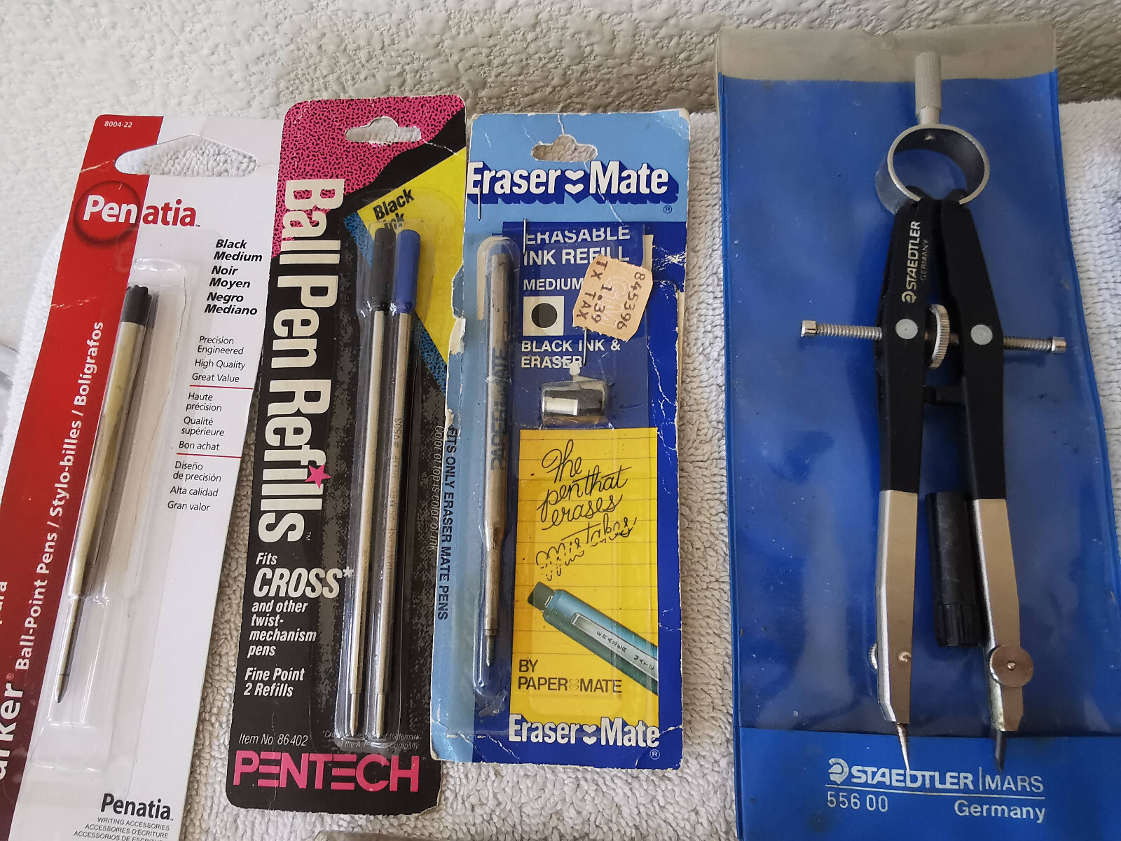 Huge Lot Mechanical Pencils Leads Erasers Zebra Castell RoseArt K+E Paper Mate