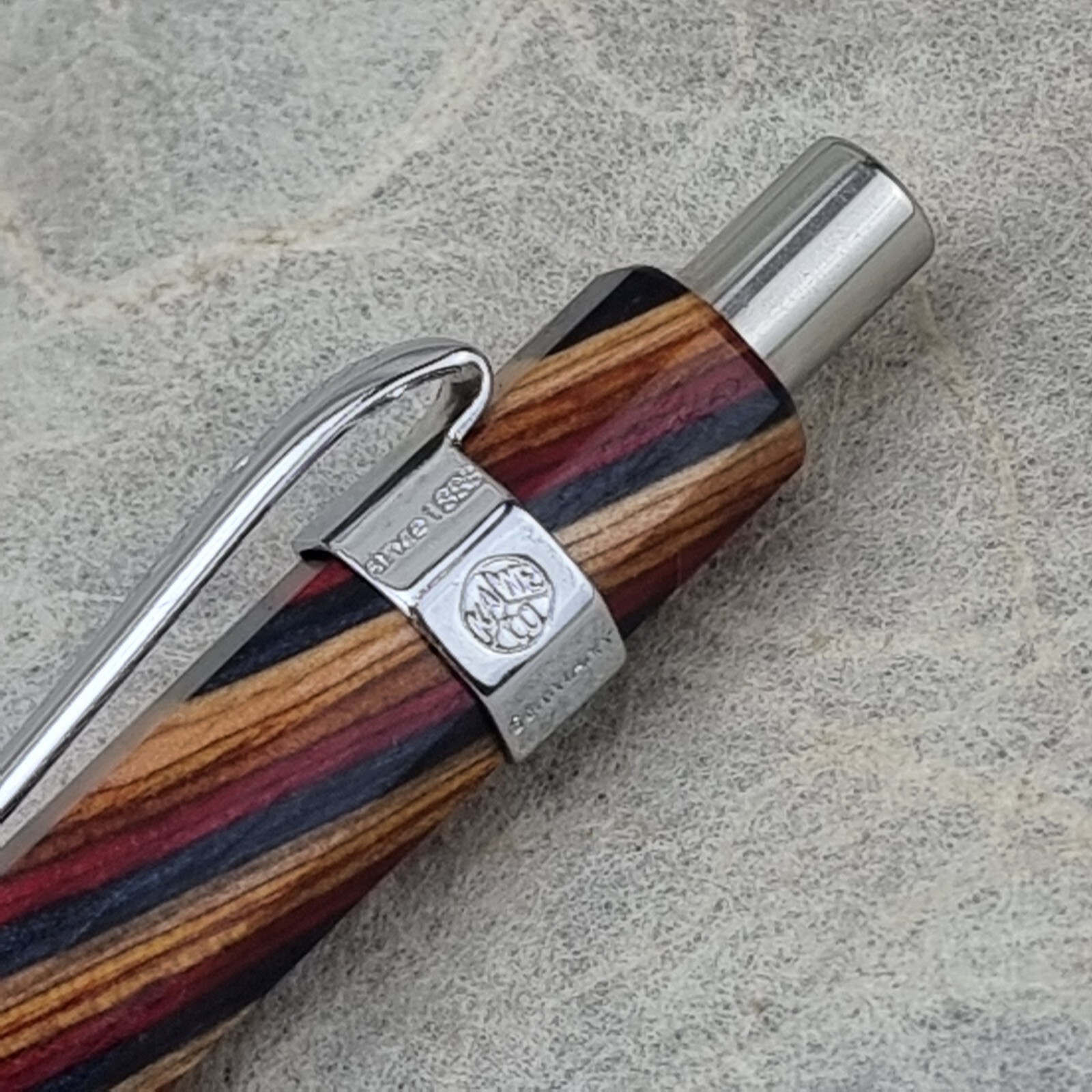 Hand Crafted Pentel P-205(0.5mm) Mechanical Pencil with Octagonal Wood Barrel