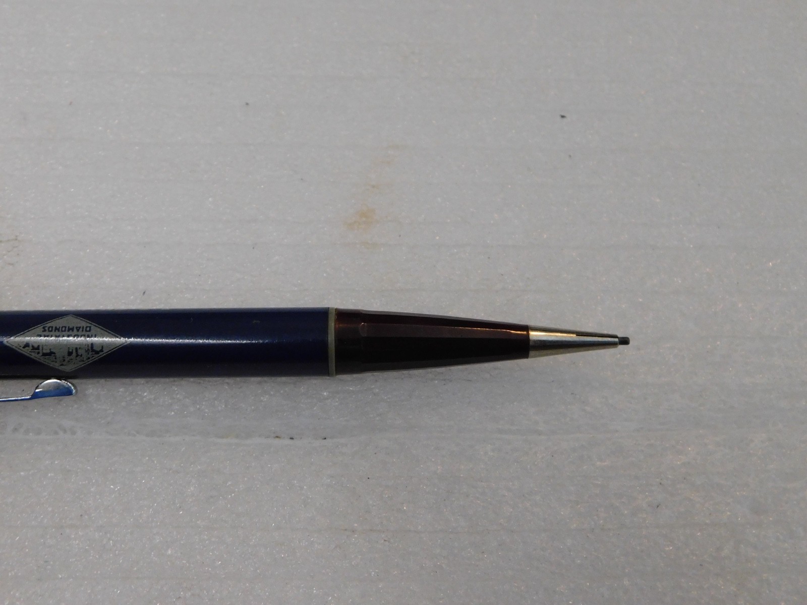 Unique Durolite Advertising Industrial Diamonds F.F. Gilmore Mechanical Pencil