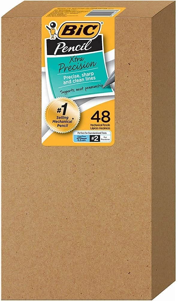 BIC Xtra-Precision Mechanical Pencil, 24 Count (Pack of 2), Multicolor