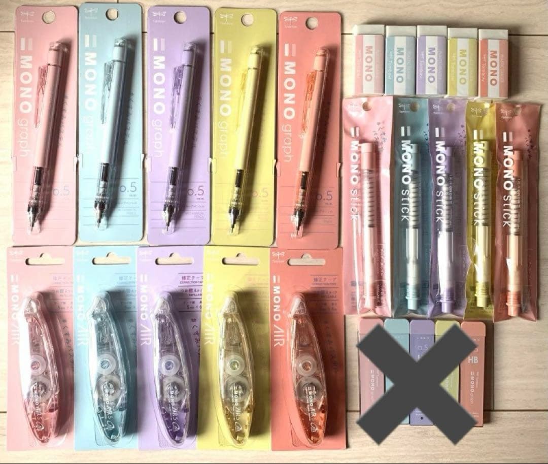 Monograph MONO [Limited] Dull pastel color mechanical pencil stationery