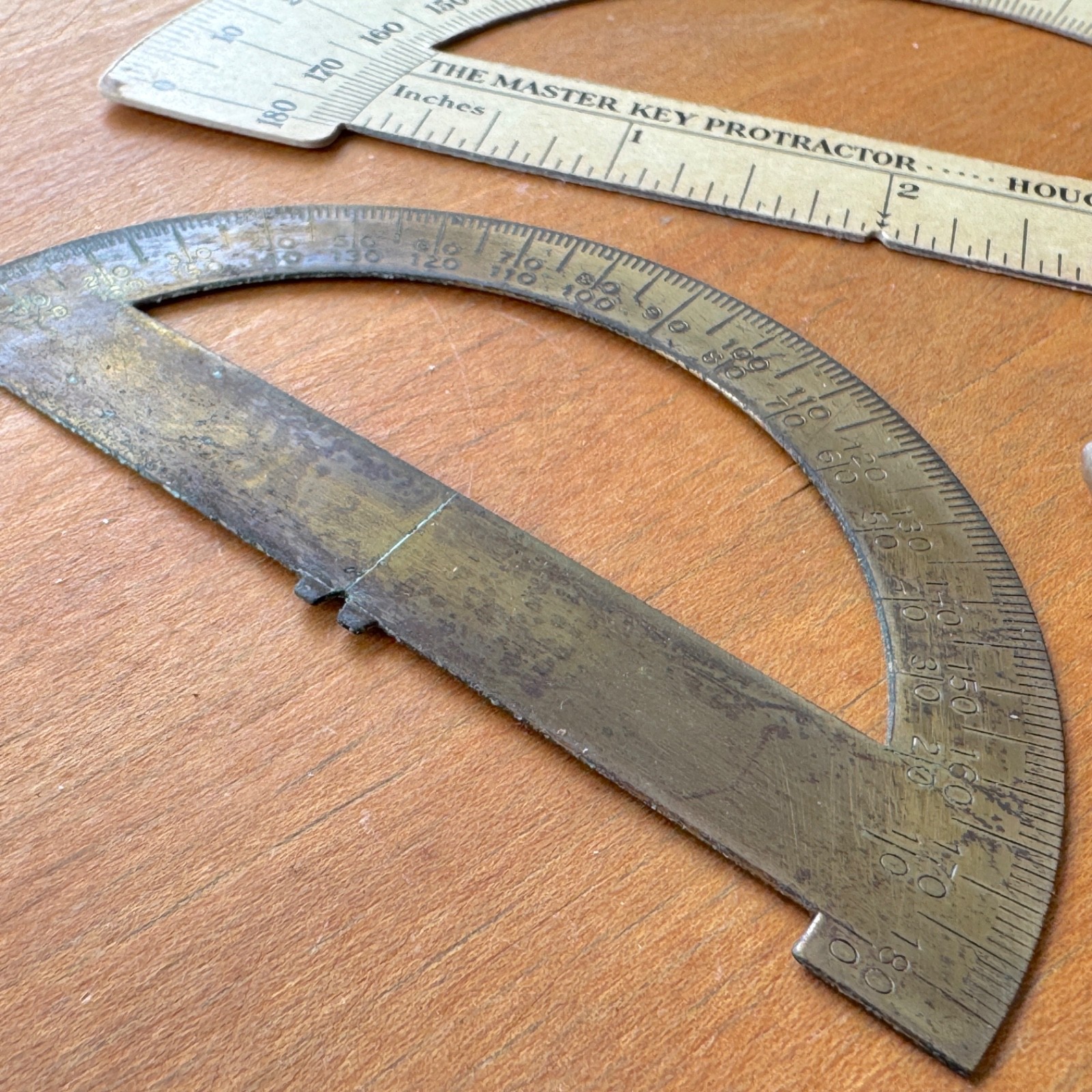 Vintage Office Pencil Lead Refills w/ Drafting Tools, Protractor, Compass