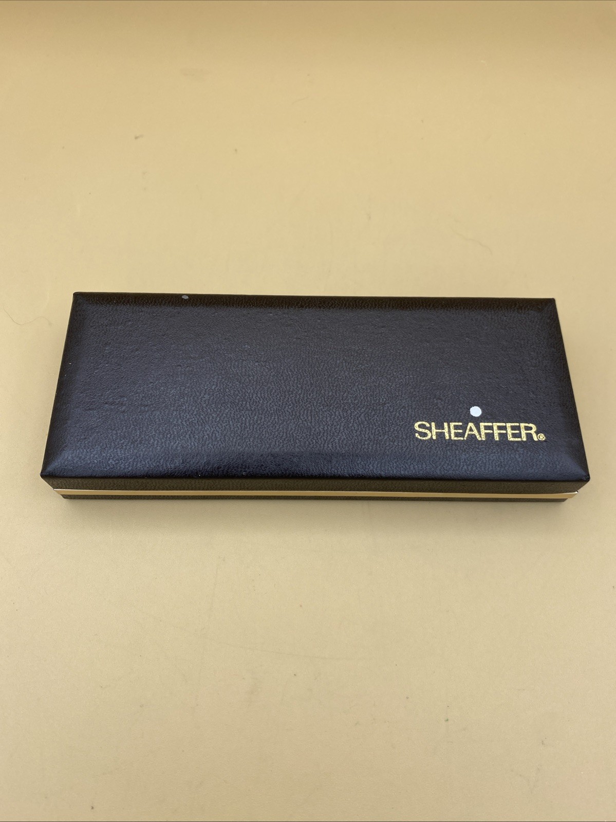 Vtg Sheaffer Gold Electroplated White Dot Mechanical Pencil Fluted wth Box