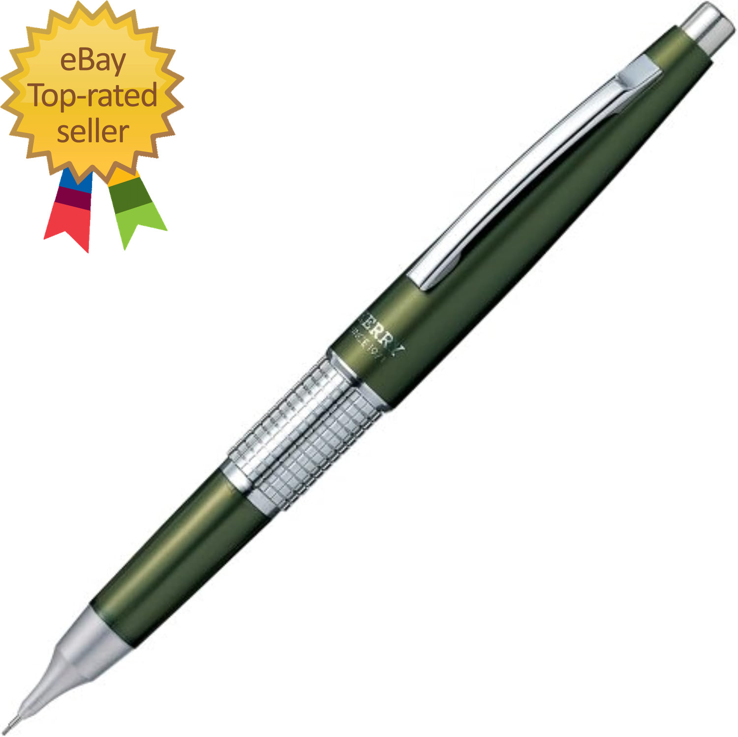 Sharp Kerry Mechanical Pencil – 0.5 Mm – Olive Green Body (P1035-KD)