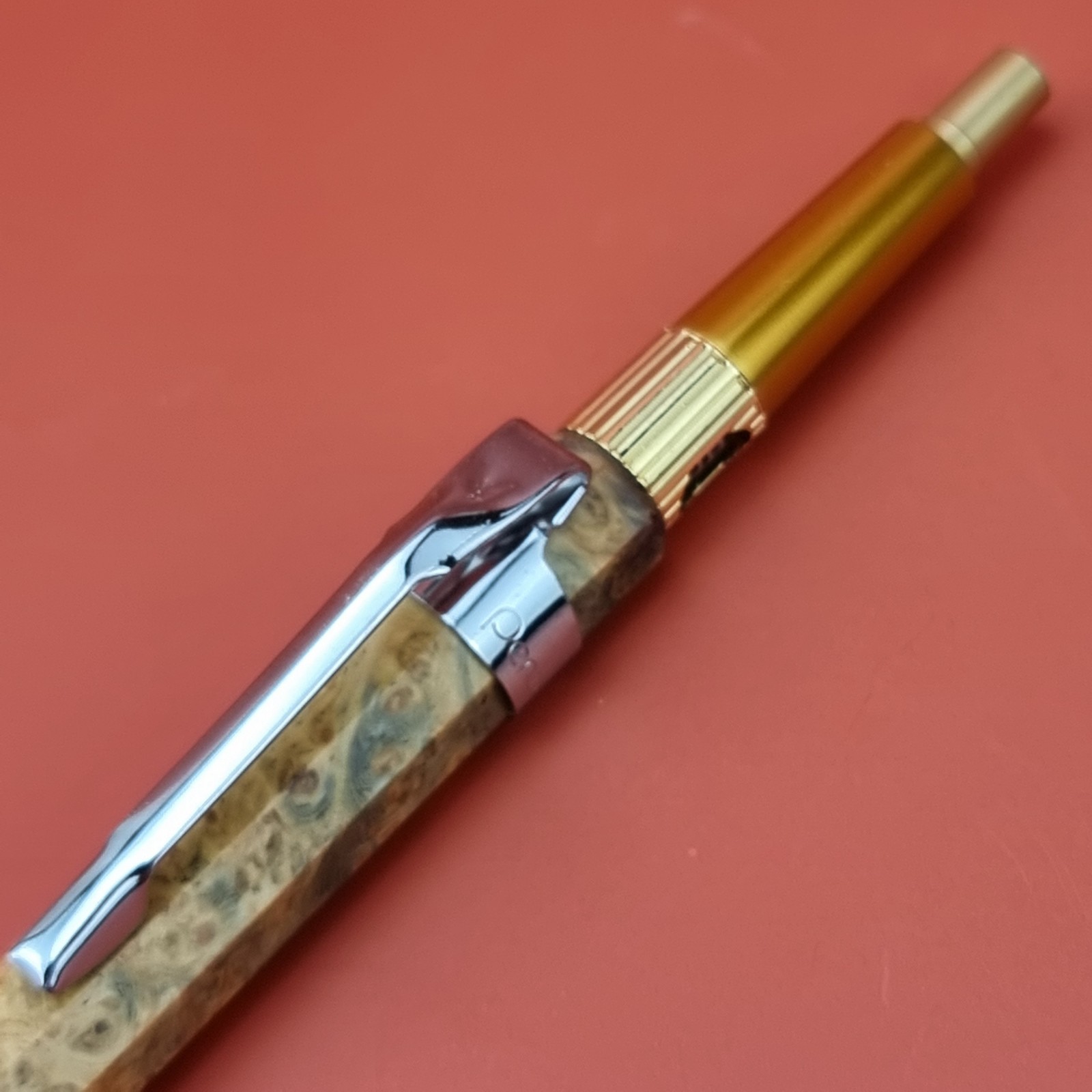 Hand Crafted Pentel PG5 Mechanical Pencil with Octagonal Maple Berl