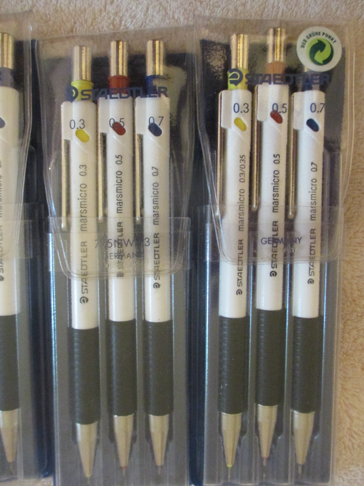 Staedtler Marsmicro Precision Pencil Set of 3 0.3mm 0.5mm and 0.7mm (5 sets)