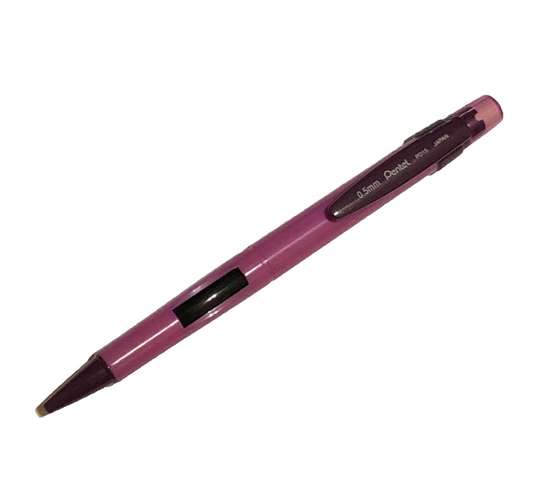 Pentel Vintage Click It Side Click Mechanical Pencil 0.5mm PD15 Purple New