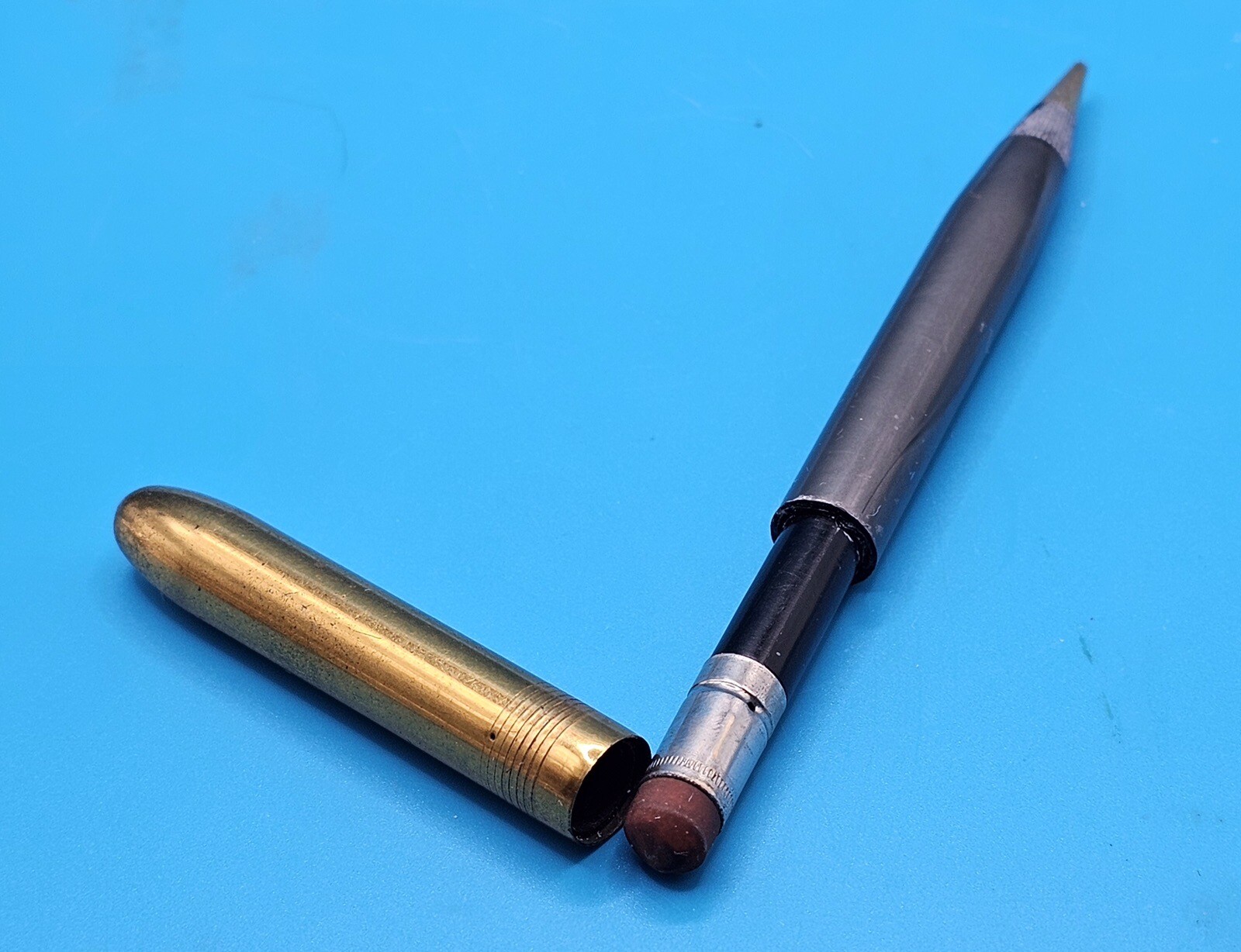 Vintage Wearever Mechanical Pencil 5.25 Inch Dark Grey Gold Writing Utensil
