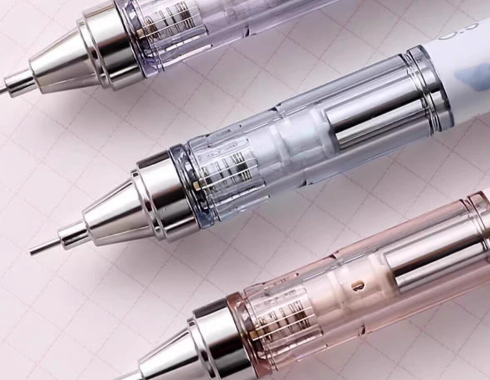 Lots Of Three Tombow mechanical pencils Pastel MONO Graph 0.5mm + Free Erasers