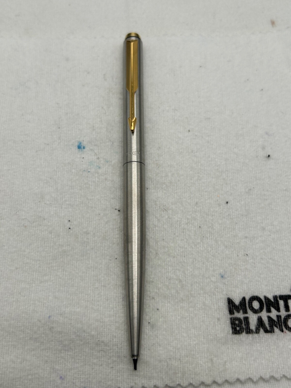 Parker Stainless Steel Cap/Body Pencil-Excellent condition