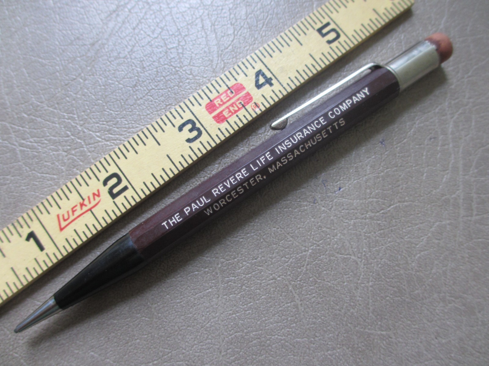 VINTAGE ADVERTISING Paul Revere Insurance Fat Jumbo AUTOPOINT MECHANICAL PENCIL