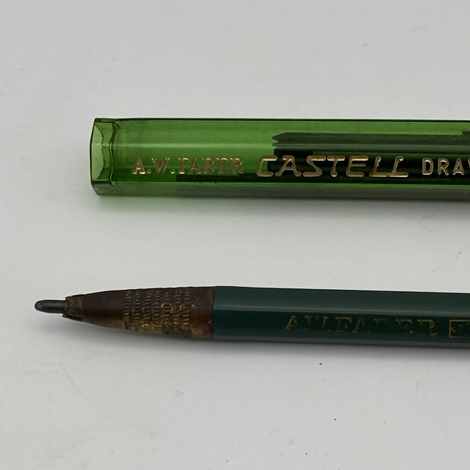 Vintage A.W Faber Castell Locktite 2H Drafting Mechanical Pencil USA And Leads