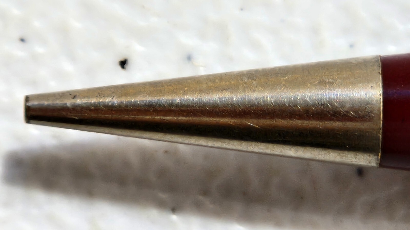 Higginbotham Bartlett Co. Big Spring, Texas Mechanical Pencil Maroon/Goldtone