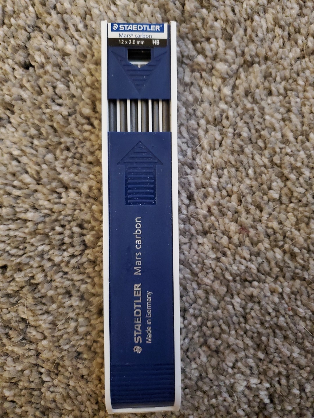NEW Staedtler Mars Carbon Lead, 12 X 2Mm, Hb (200-Hb)