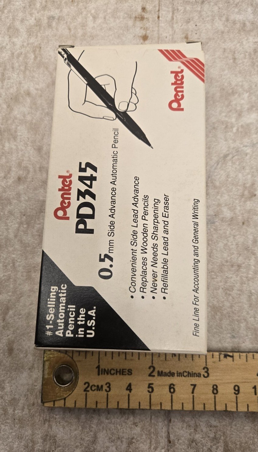 Vintage Pentel PD345 Quicker Clicker 0.5mm Mechanical Pencil Box of 11