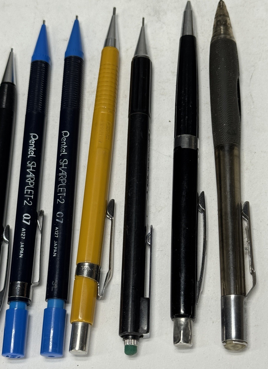 10 Pentel Mechanical Pencil Mix Lot P205 P225 P207 P209 Sharplet 2 PD345 P245 5
