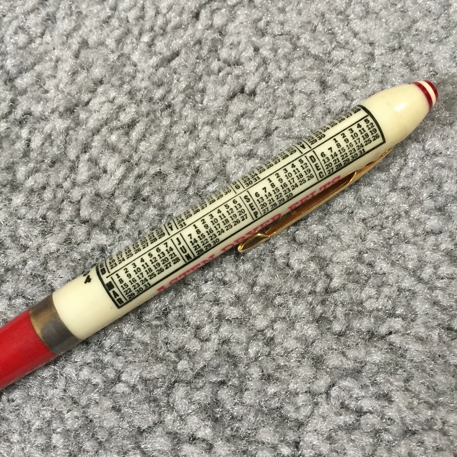Vintage ASTEN DRYER FELTS 1964 Calander Mechanical Pencil Advertising Phila PA
