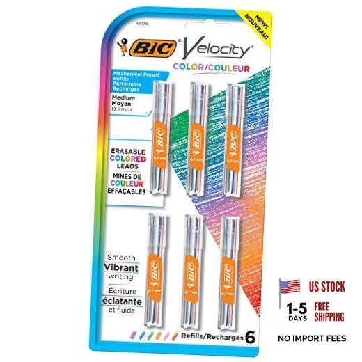 Velocity Colored Lead Mechanical Pencil Refills – Medium Point (0.7mm) – Model 0