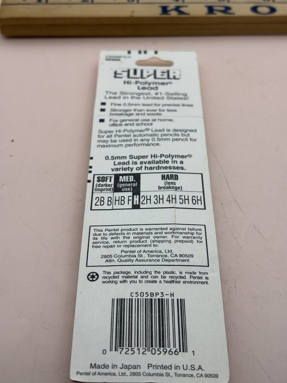 Lead pencil leads Lot of 7 Tubes for total of 84 leads