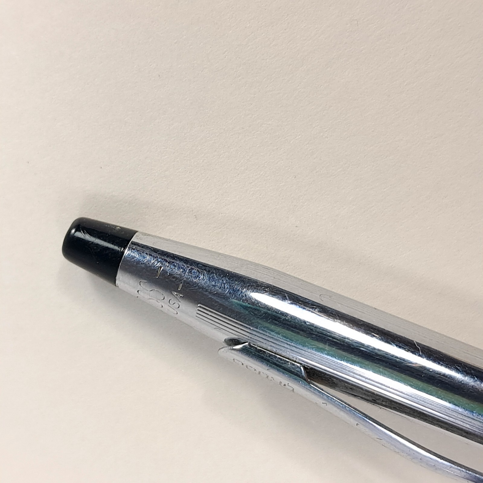 Vintage Cross Classic Century Lustrous Chrome Micro-Knurl Mechanical Pencil USA
