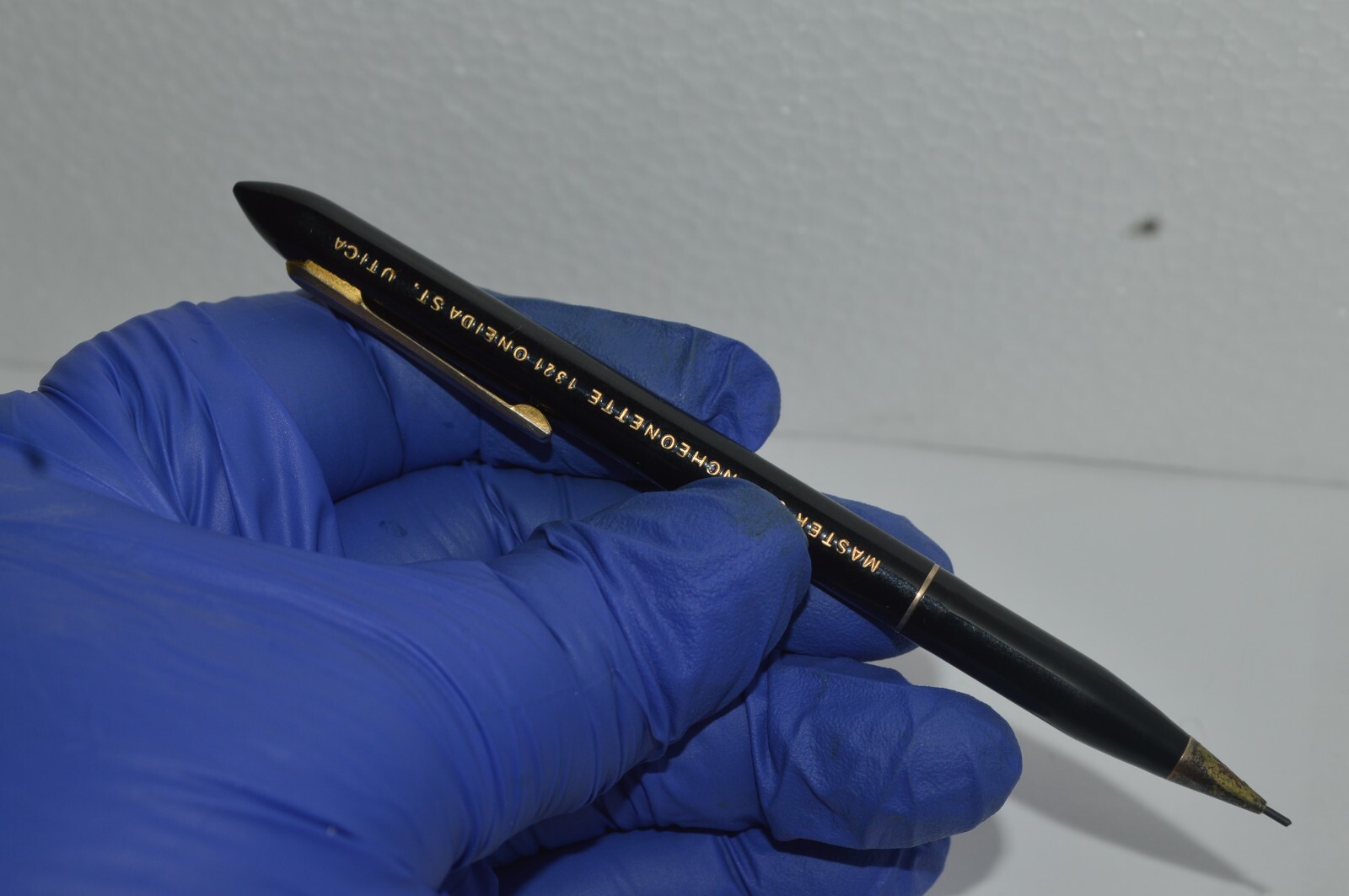 Master’s Luncheonette Mechanical Pencil Promo Metal Plastic Circa 1960’s Antique