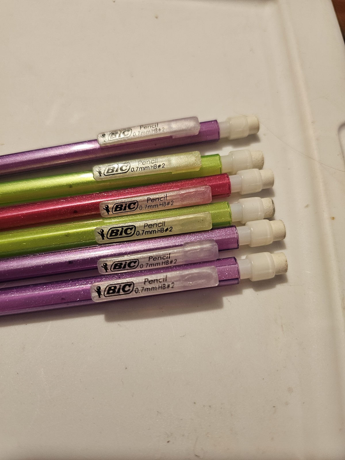 Lot of 34 Vintage Mechanical & regular Pencils Pen Gear Bic PaperMate Soft Scrip