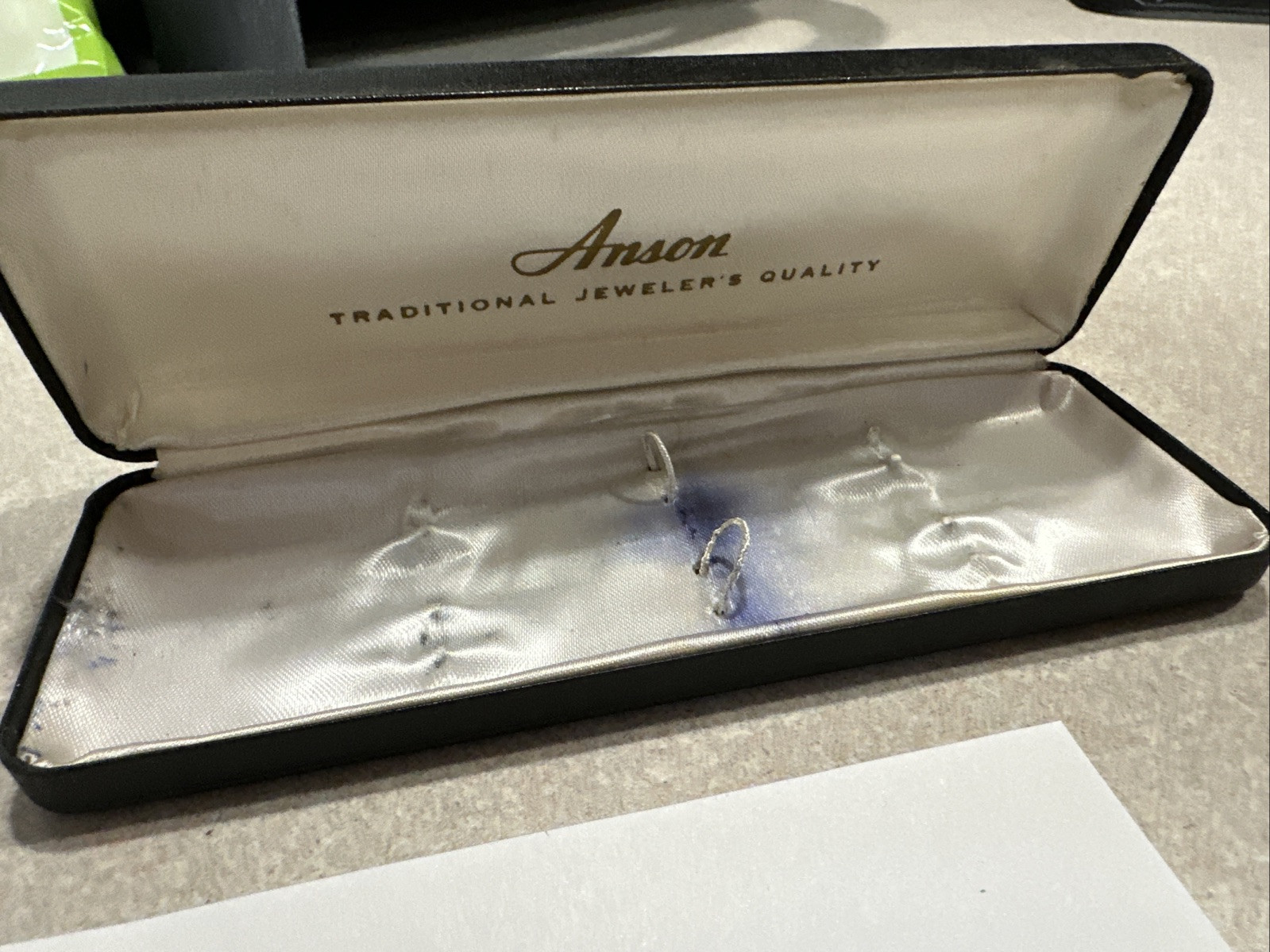 ANSON Vintage Mechanical Pencil Only, Karatclad Heavy Gold Electroplate USA, Box