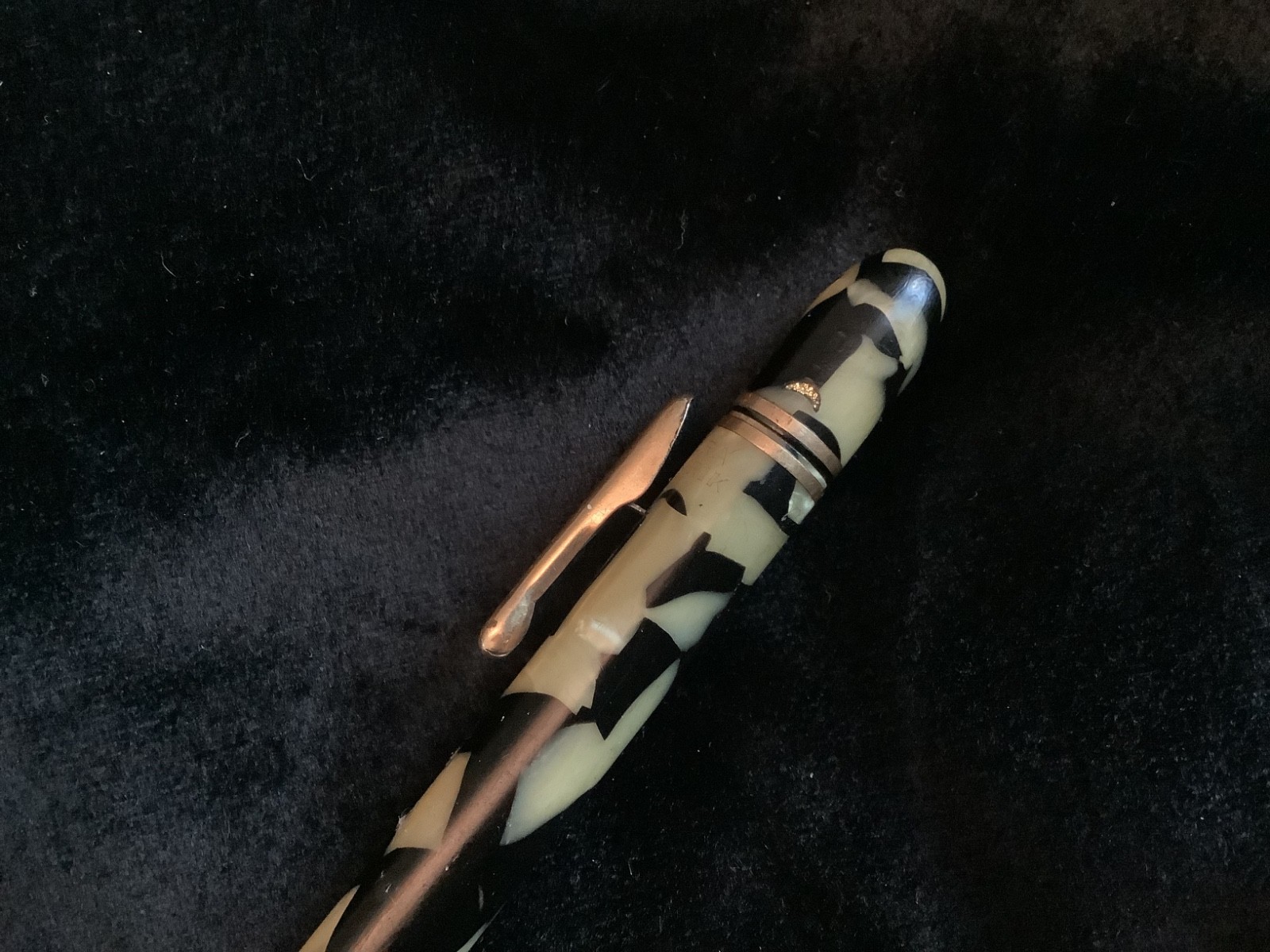 Conklin Endura vintage mechanical pencil, green and black
