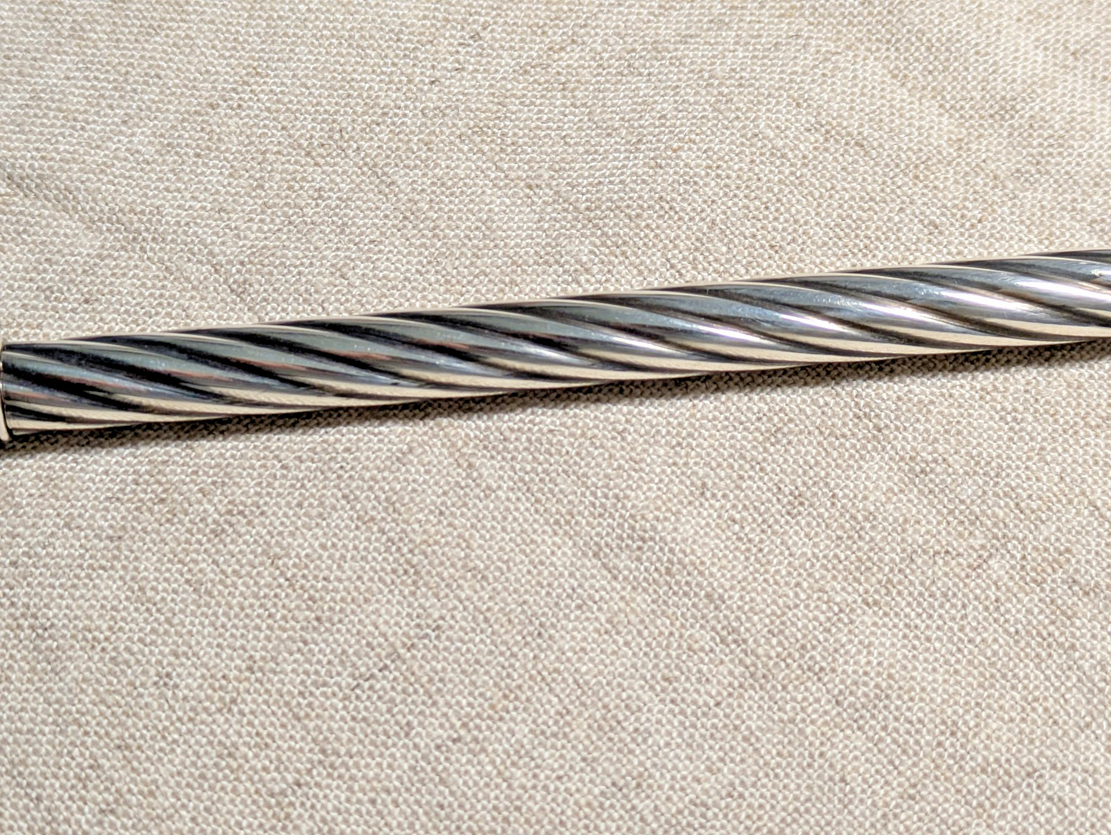 Black Starr & Frost sterling silver vintage pencil