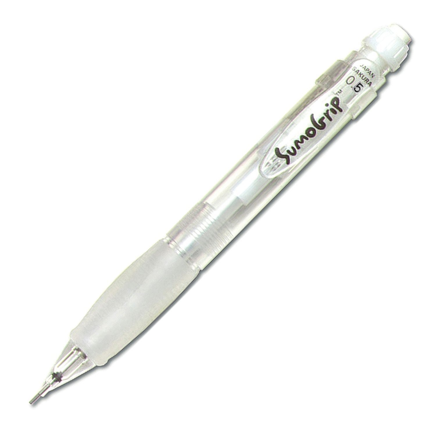 Ergonomic Mechanical Pencil With Jumbo Eraser And Pocket Clip Refillable