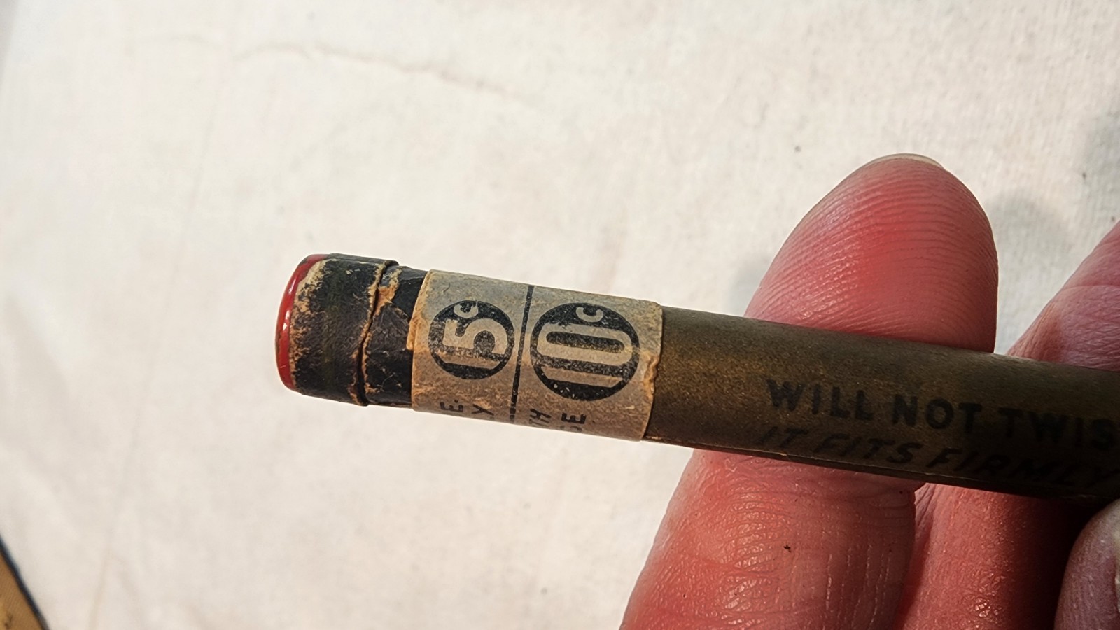 Vintage Eversharp lead tube, 4 inch square, great older collectible