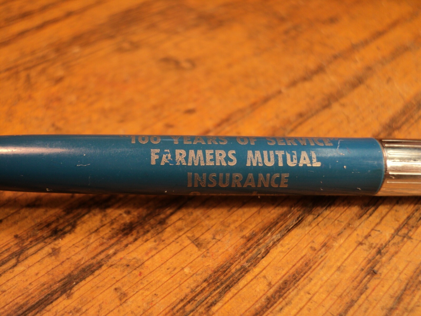 Vintage Sheaffer Mechanical Pencil Advertising Farmers Mutual Insurance Osage IA