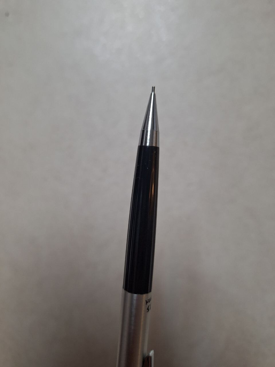 Vintage Pentel Mechanical Pencil S55 0.5mm Black Silver RARE Discontinued Pen