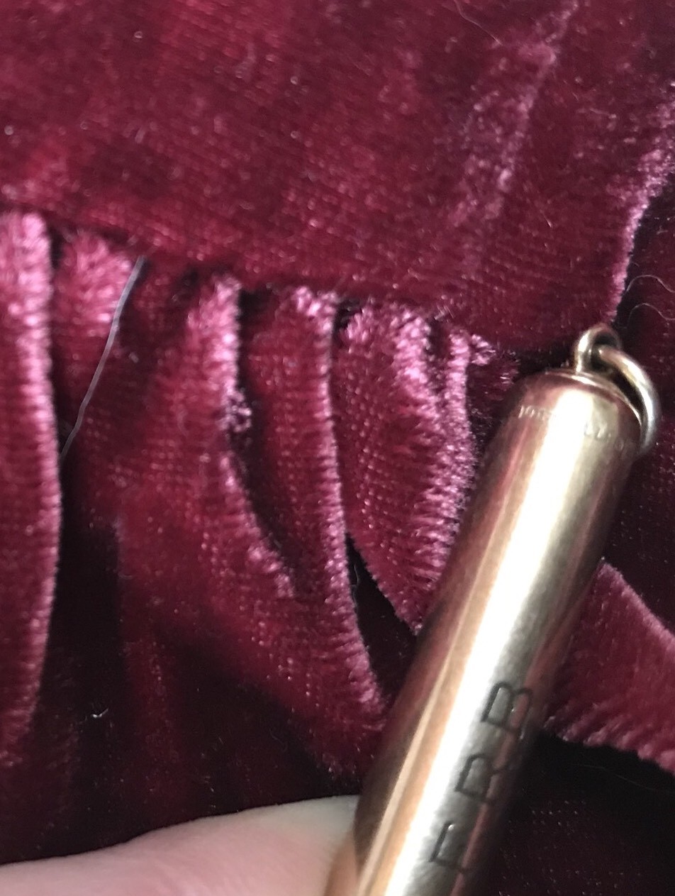 Antique 10K Chatelaine WS Hicks Retractable Pencil Estate 11.25 G