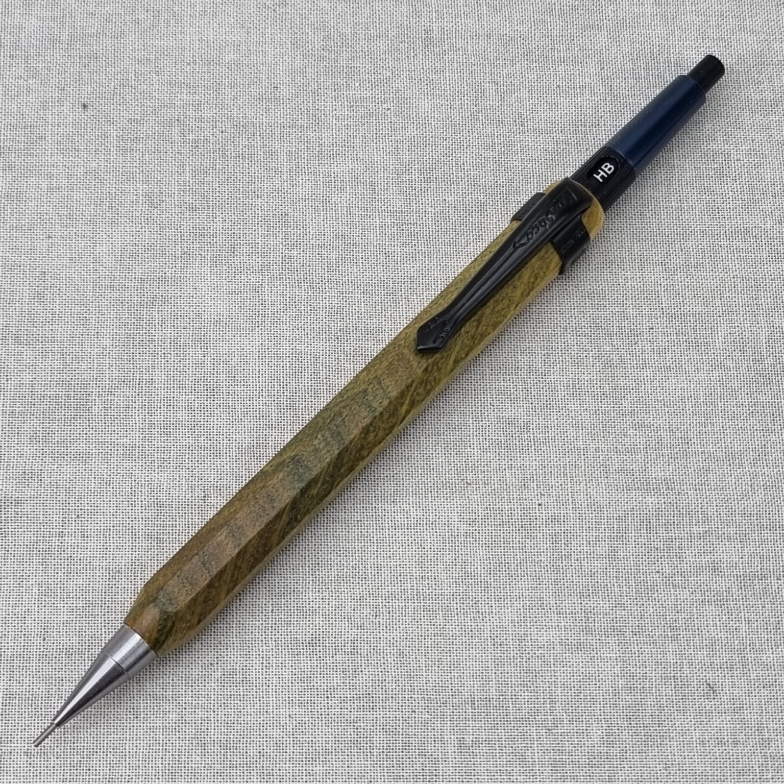 Hand Crafted Pentel PG5 Mechanical Pencil with Octagonal Wood Barrel