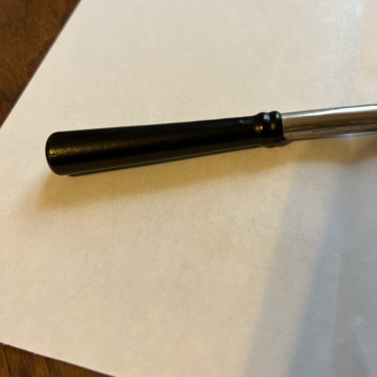 RARE VINTAGE MECHANICAL PENCIL WOOD METAL VICTORIAN? PAT DCI 2809
