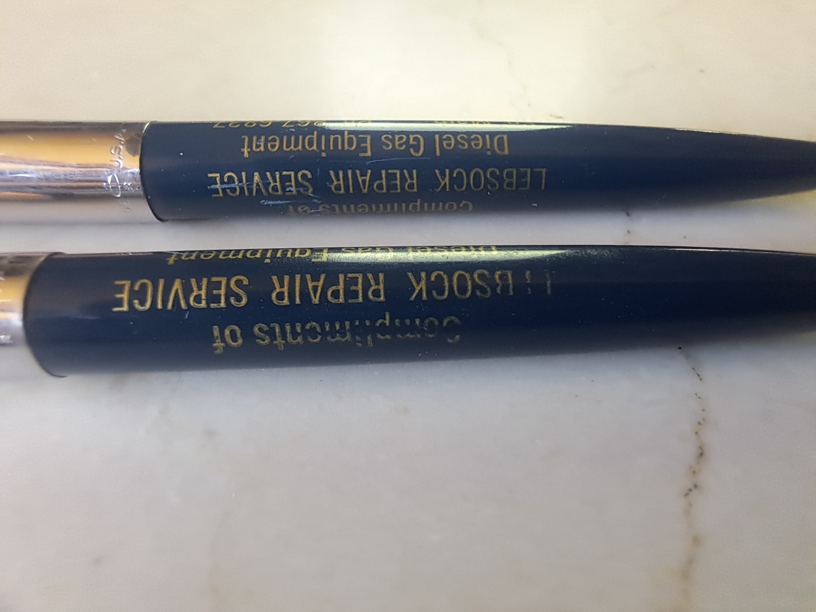 LOT of 2 EVERSHARP Symphony Luxury Navy 0.9mm Pencils 1950’s Advertising