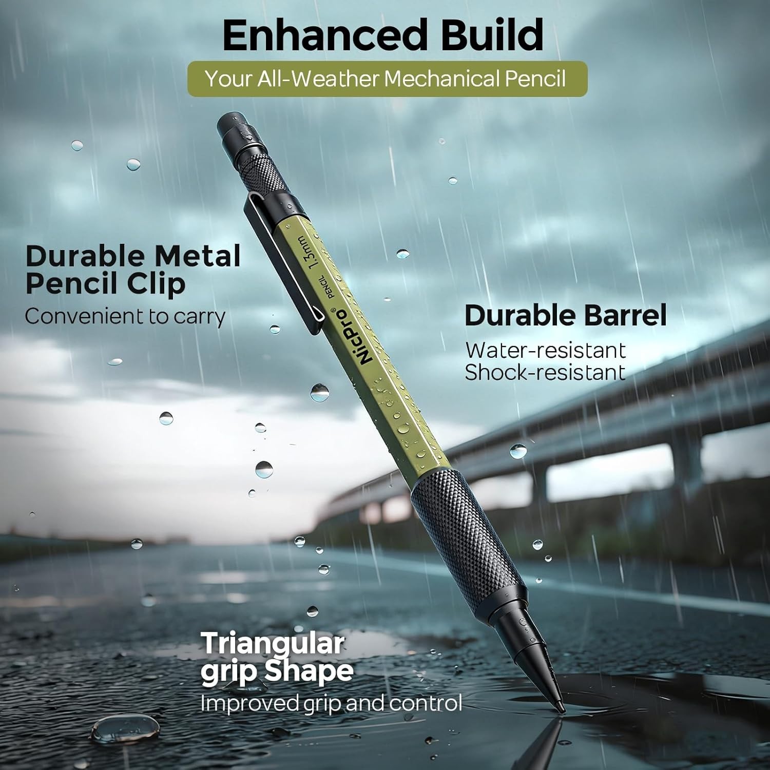 Outdoor Drafting Set with Waterproof Notebooks, 1.3mm Leads