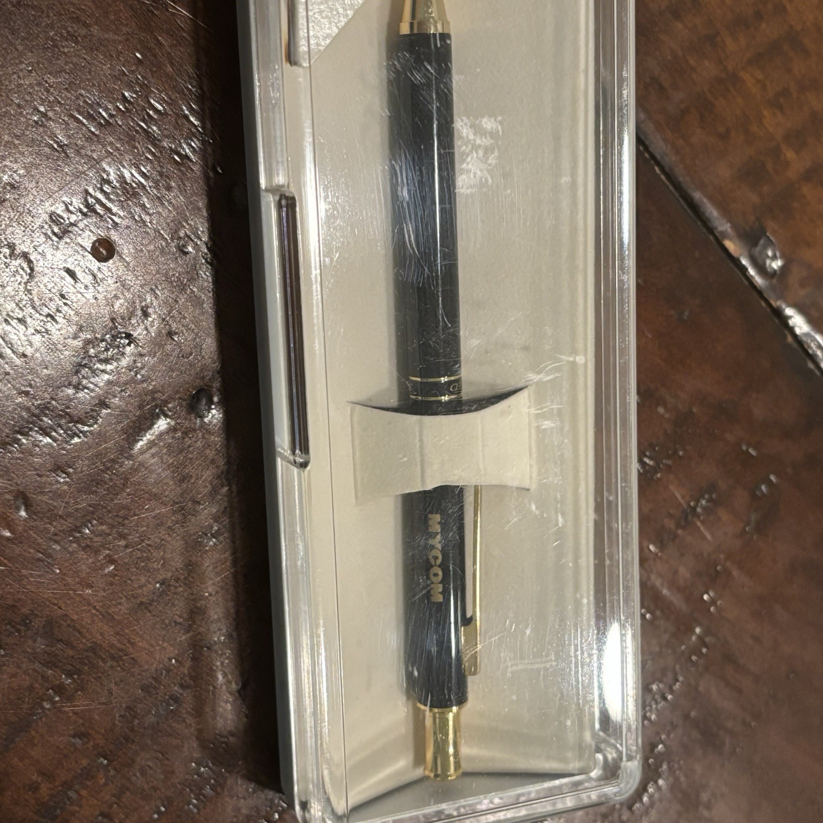 EXCEED Mitsubishi Mechanical Pencil Navy Blue MYCOM Advertisement Promotional
