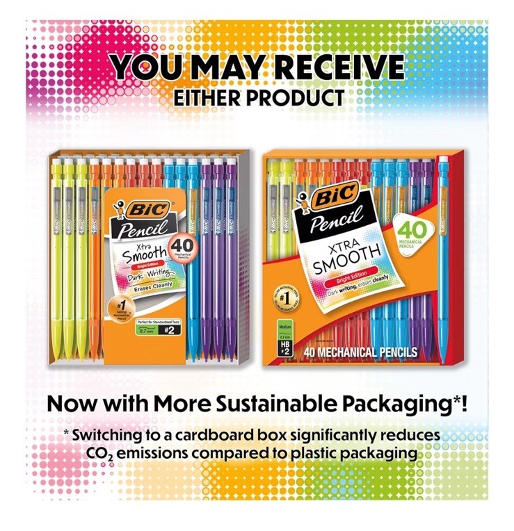 Xtra-Smooth Mechanical Pencils with Erasers Medium Point (0.7Mm) Bulk Mechanic
