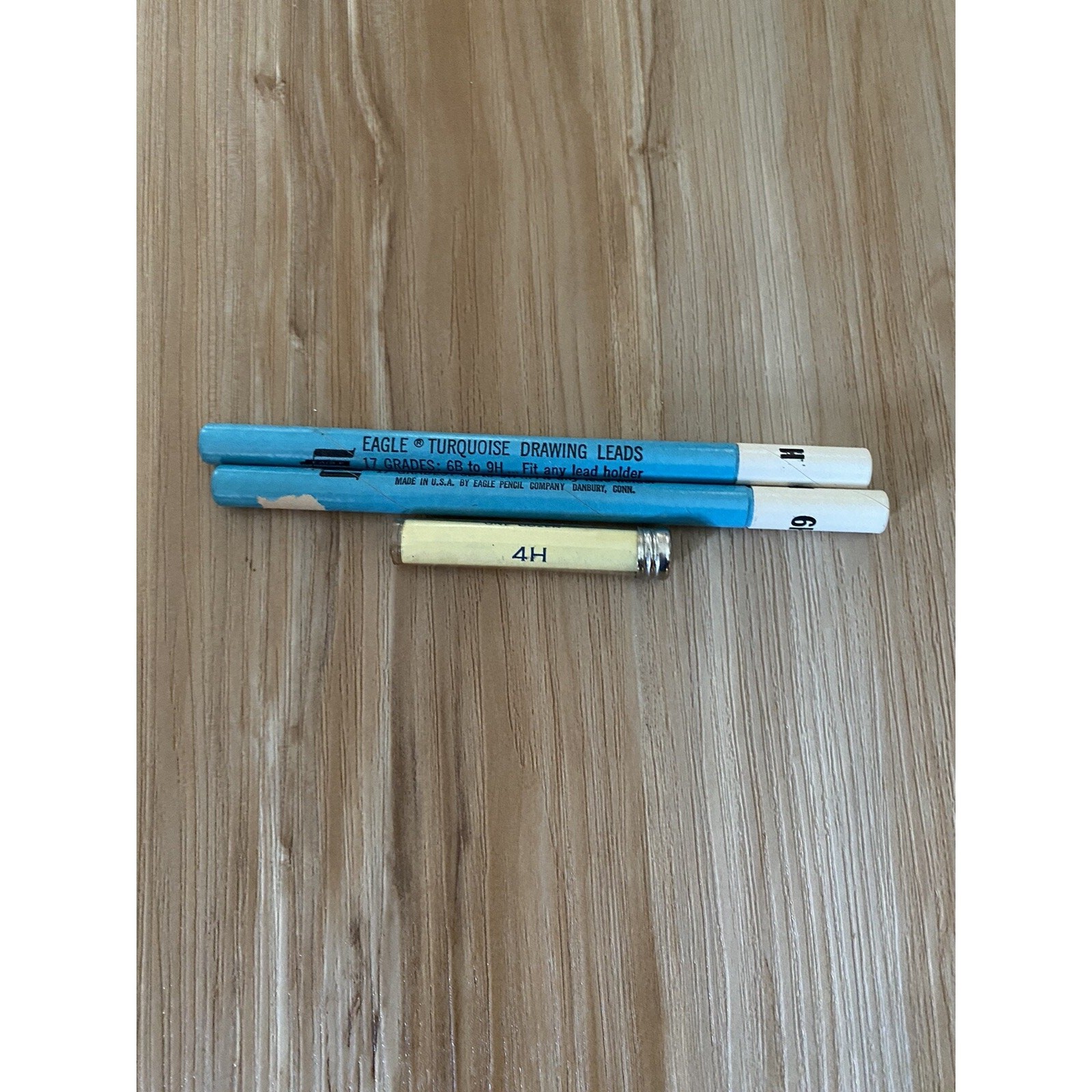 Vintage Berol Turquoise Eagle Drafting Leads V&E Manufacturing 4H H 6H