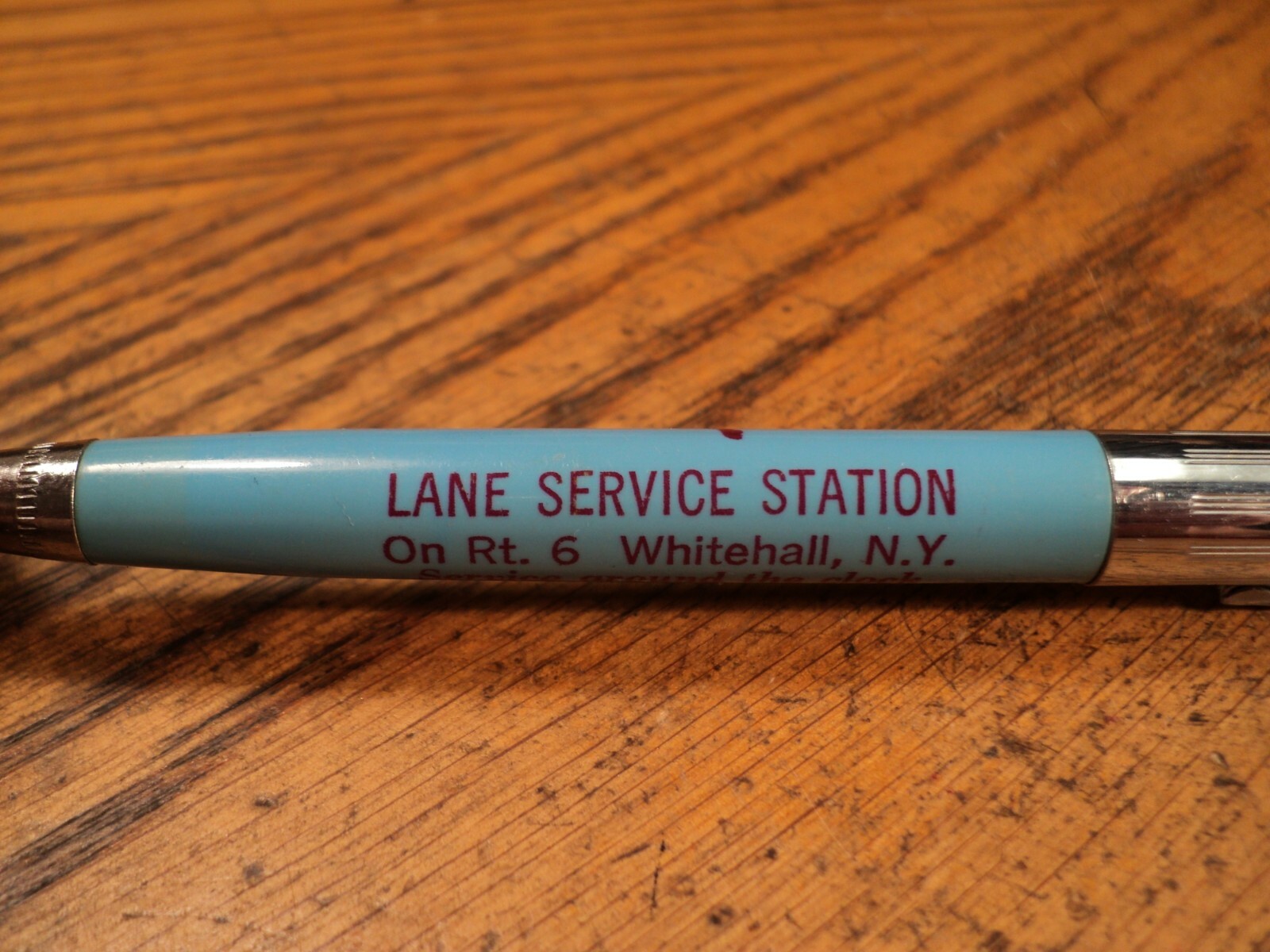 Vintage Vernon Mechanical Pencil Mobile Lane Service Station Whitehall NY