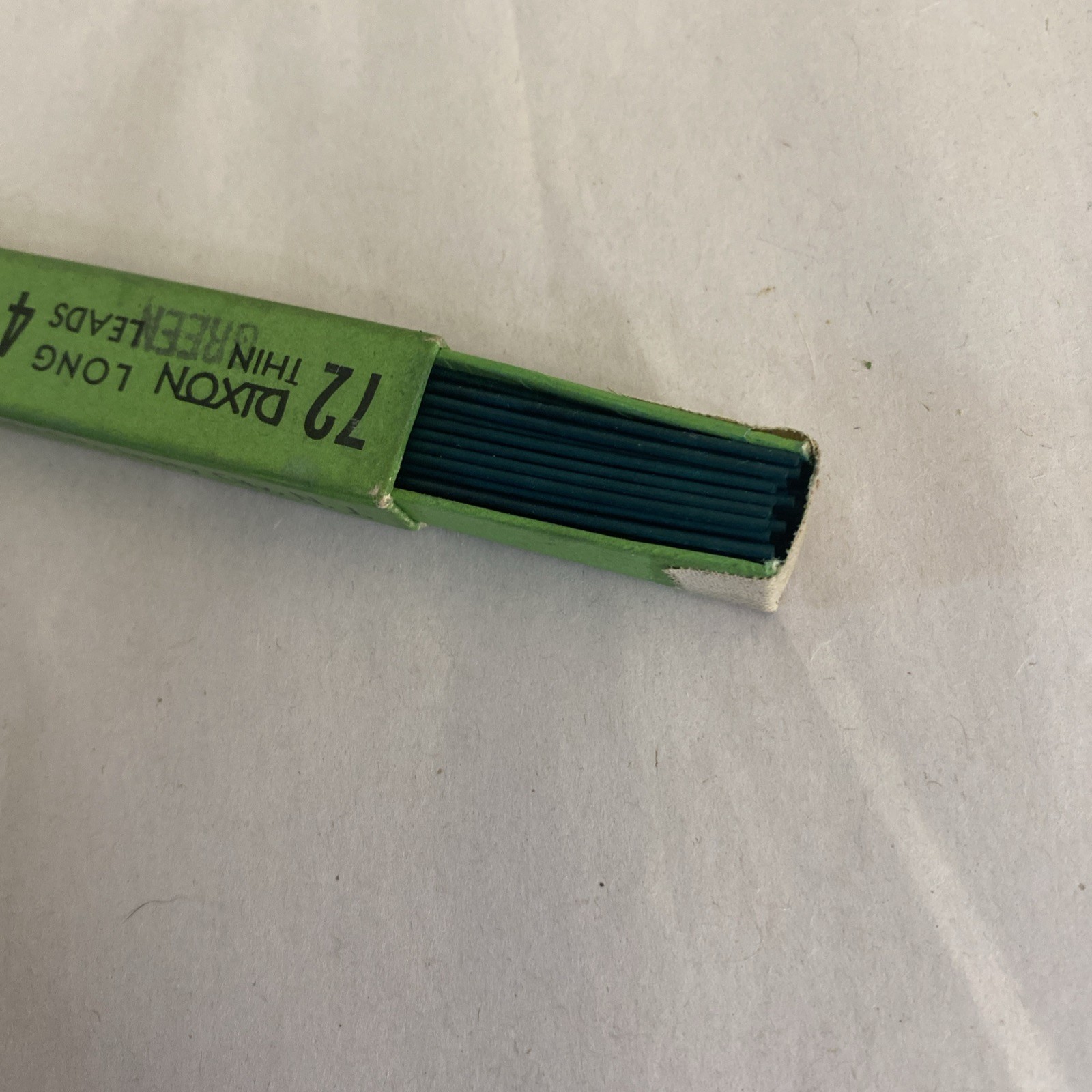 Green 72 dixon long thin leads 4 inches long no. 2017