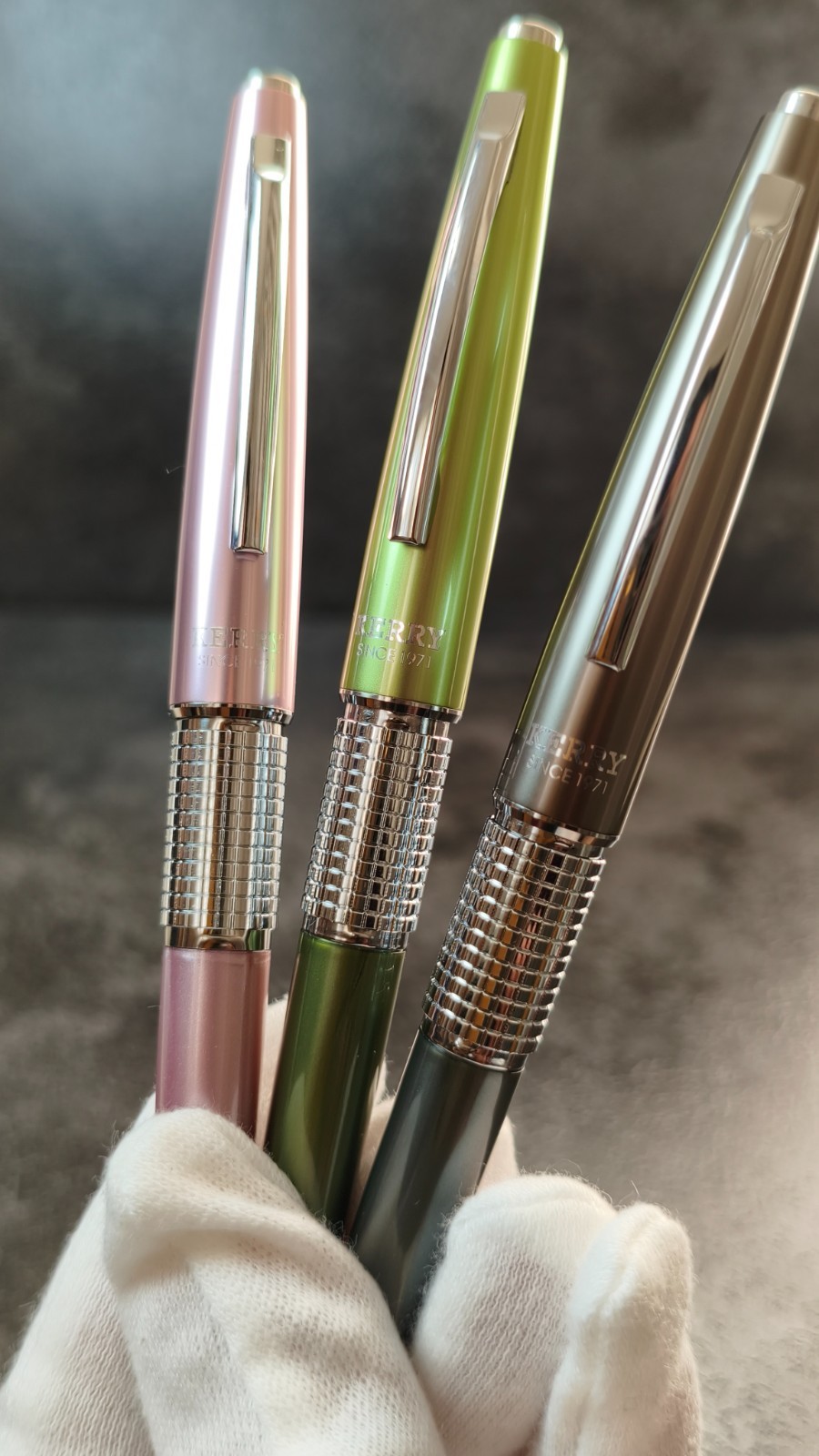 Pentel Kerry Cap Type Mechanical Pencil Set 3 Colors Japan Limited Edition 0.5mm