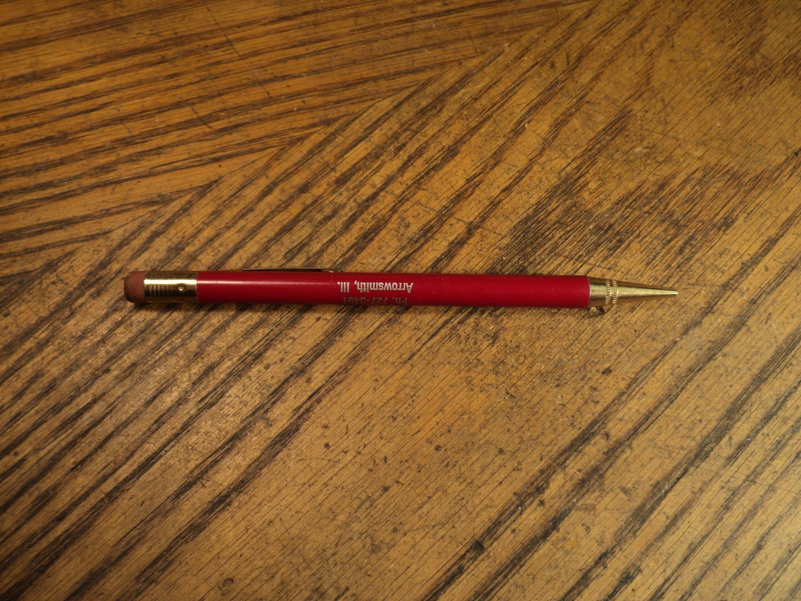 Vintage ReadyRiter Mechanical Pencil Harolds Welding Service Arrowsmith Ill
