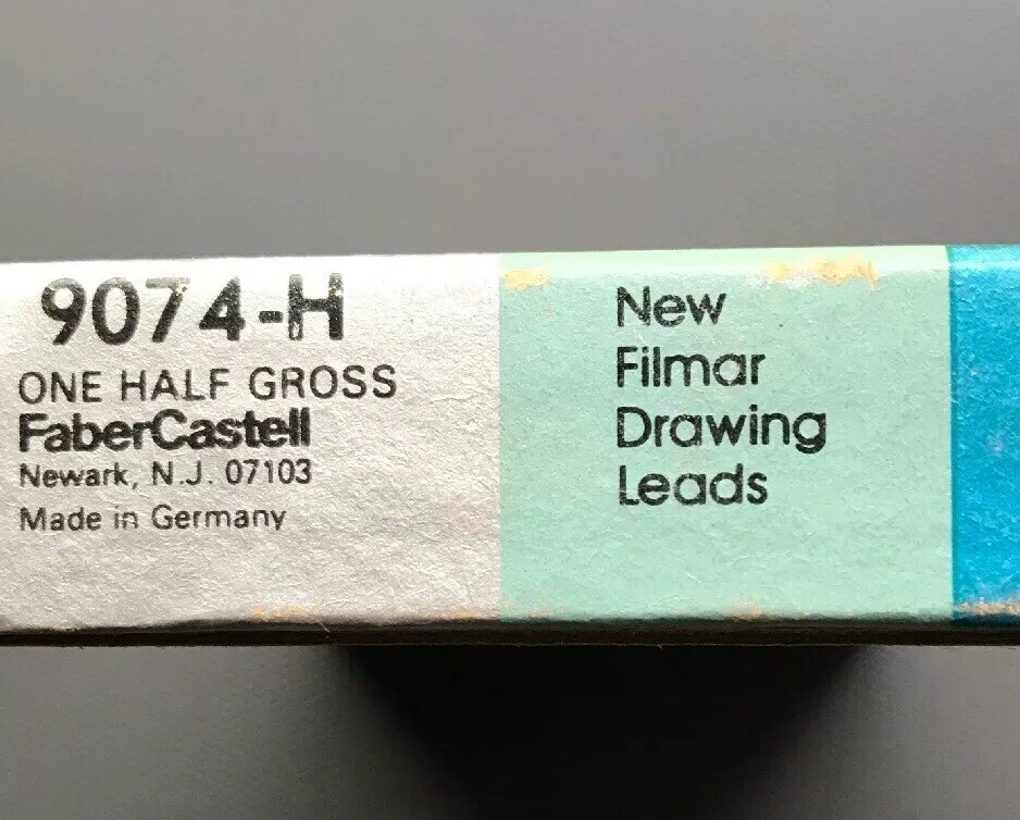 Faber Castell New Filmar Drawing Leads 9074-H One Half Gross 12 Leads Pack