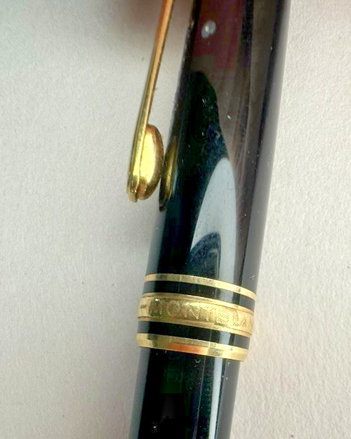 Montblanc Meisterstück Mechanical Pencil Black Gold Trim Germany Box 0.7mm