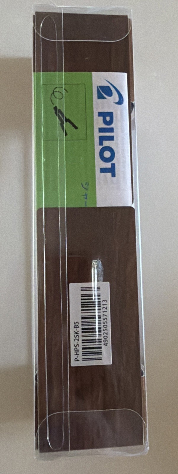 Pilot S20 0.5mm Wooden Mechanical Pencil Black HPS-2SK-B5 Japan New