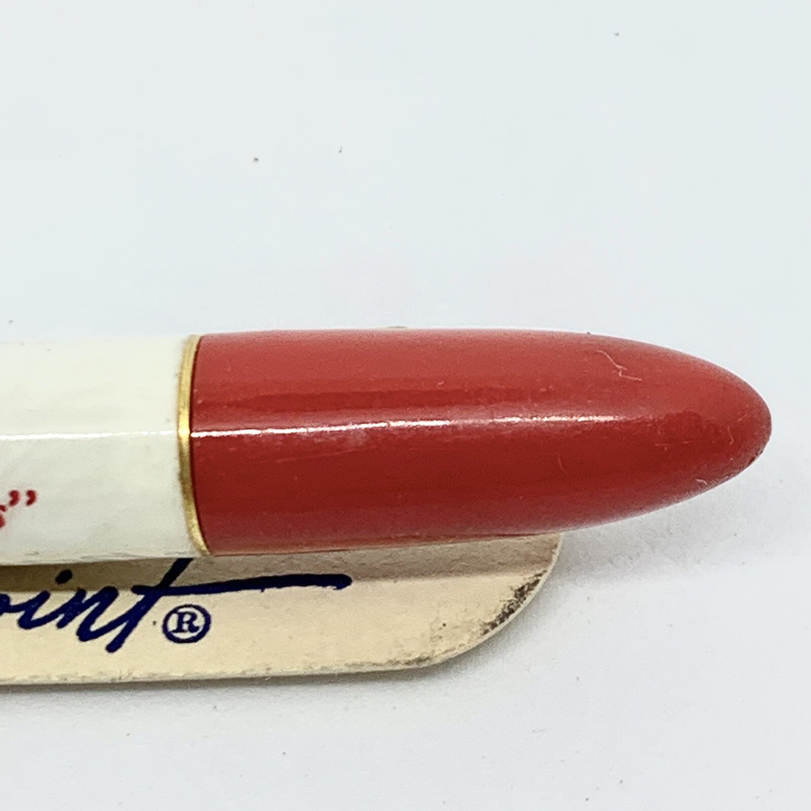 Vintage Redipoint Mechanical Pencil Advertising Automotive Bakelite White & Red